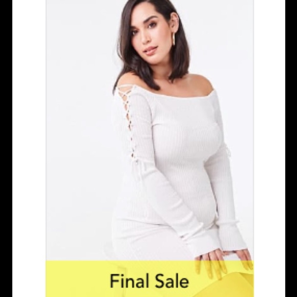Plus size ribbed bodycon dress